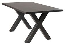 Esstisch - Schwarzstahl Dekor