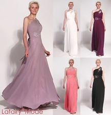 Abendkleid Cocktailkleid Ballkleid Brautjungfern Strass Maxikleid Lafairy