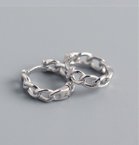 Echt 925 silber klapp creolen - echt,