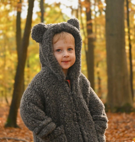 Kinder winter jacke - , merino
