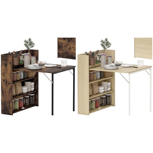 Homcom esstisch klappbar mit - esstisch,