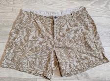 ICEPEAK Trekking-Wandern-Outdoor Shorts Beige Florales Muster Gr. 40