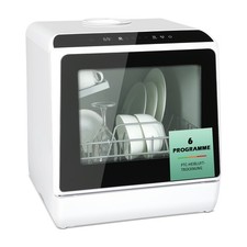 Mini Geschirrspüler 5L Spülmaschine Tischgeschirrspüler Freistehender 43cm 6Modi