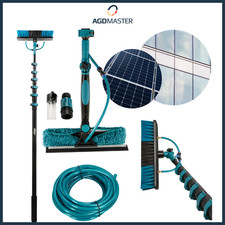 Waschbürste mit Teleskopstiel 7m Reinigung Fenster Terrassendach Solaranlage