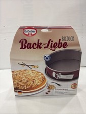 Dr. Oetker Back-Liebe Bicolor Springform Backform Bordeauxrot Silber Ø 26 cm