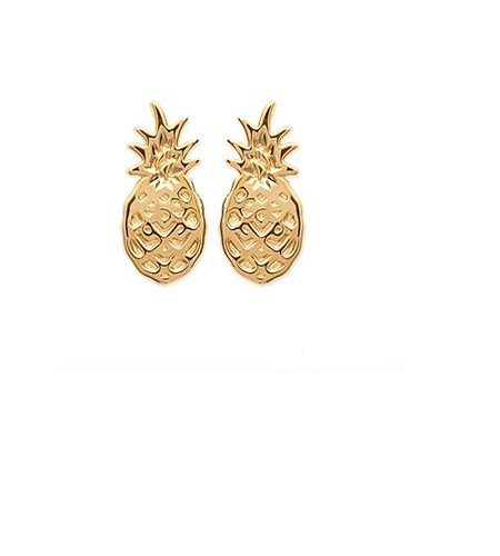 Ohrringe pünktchen ananas - ohrringe, in