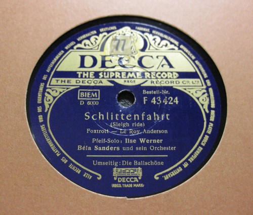 Ilse werner schlittenfahrt - ilse,