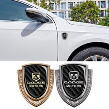 1 Stück Für DODGE Auto Carbon Embleme Seitenfenster Abzeichen Aufkleber Badge