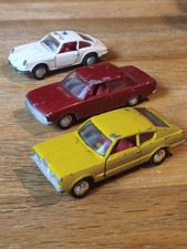 3 SCHUCO MODELLE 1:66 FORD TAUNUS COUPE GELB, AUDI 100 LS, PORSCHE 911 S POLIZEI