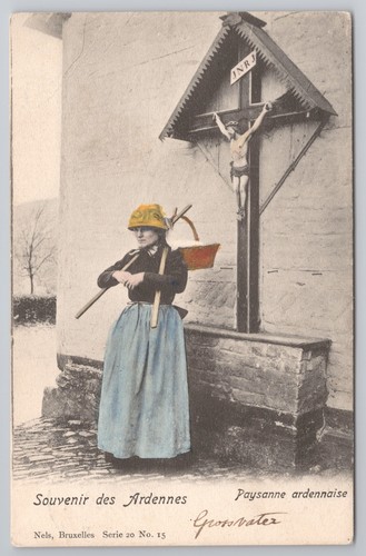 Ardennen bäuerin kruzifix - ardennen,