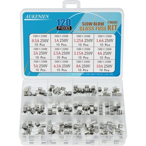 Sicherung glas 5x20mm träge - sicherung,