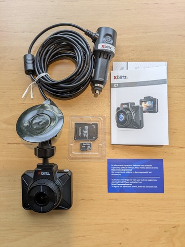 Xblitz dash cam gps - x7,