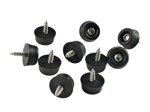 Schwarze gummifuß - schwarze,