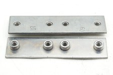 14x STAUFF DSP-4-60-M-W3 Doppel-Anschweißplatte Gr. 4 Stahl, Zink/Nickel-besc