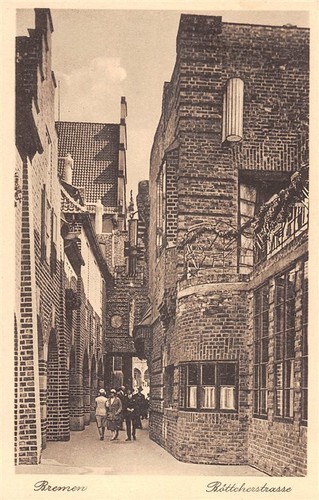 406718 böttcherstrasse - ak,