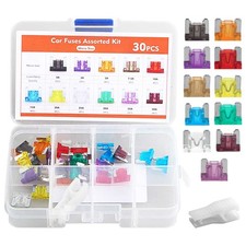 30 Stück Micro KFZ Sicherungen 2A-40A für PKW/Wohnmobil/LKW/Motorrad Sicherung
