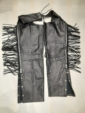 Leder chaps herren - chaps, schwarz