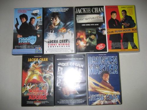 Jackie chan vhs sammlung 7 - sammlung, 3