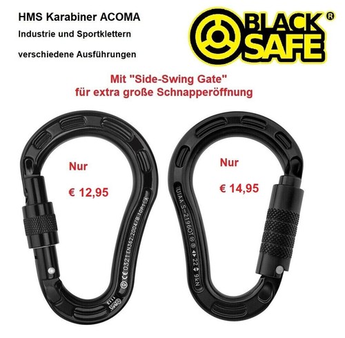 Karabiner blacksafe acoma - karabiner, blacksafe®