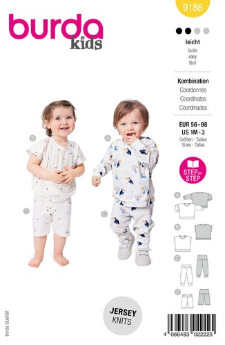Burda schnittmuster baby set - burda,