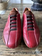 PUMA Fahrerschuh von Schedoni Sneaker Rot handgenäht w Speedcats Größe 38