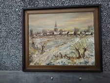 Signiertes Ölgemälde -"