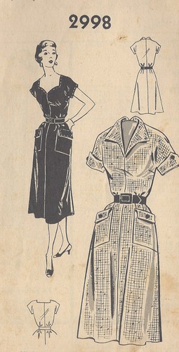 1950s vintage nähen muster - 1950s,