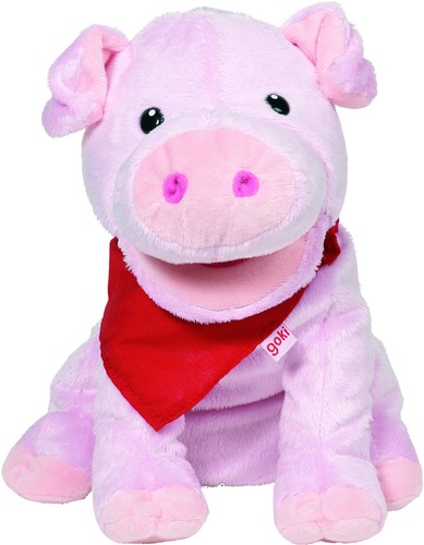 Handpuppe schwein snelly goki - handpuppe,