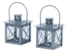 2er Set Windlicht H10cm