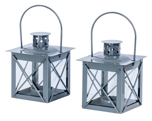 2er set windlicht h10cm - 2er,