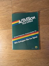 ActiVision Videogames Tele-Spiele Atari Katalog 1983 auf deutsch  Top  selten!
