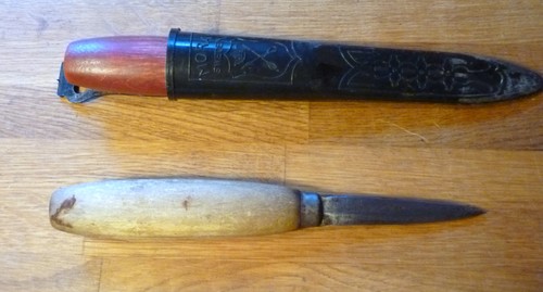 Vintage mora messer - 2x,