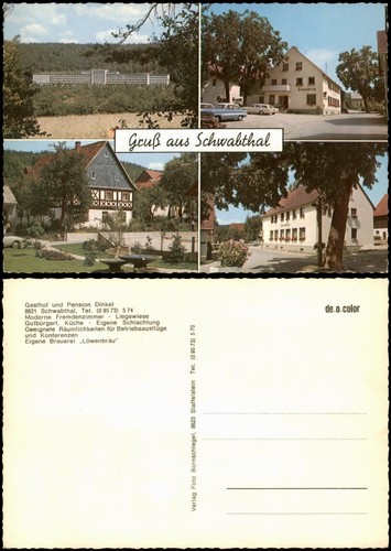 Ansichtskarte schwabthal - ansichtskarte,