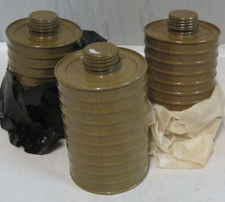 3 Stk NVA  Filter Gasmasken Poppers Gummiartikel Fetisch Rubber Black Style DDR 