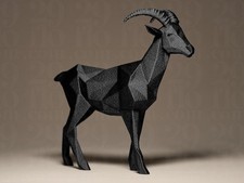 Geometric Goat Figurine |