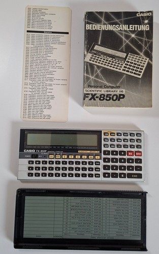 Casio 850p programmierbarer - casio,