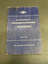 original Betriebsanleitung Handbuch Wartburg 1962 311 312 313 DDR  [4114-7]