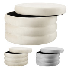 Sitzhocker Pouf rund