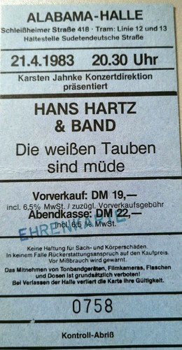 Hans hartz 1983 münchen - hartz,