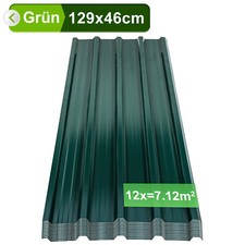 12/24/36x Profilblech Trapezblech Blech Metall Dachblech Dach Platten Stahlblech