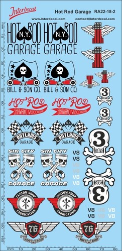 Straßenrennen hot rod garage - hot,