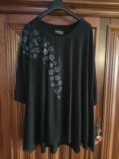 LUBA Tunika 52 54 56 festlich elegant edel Lagenlook Maße s.u. Große Größen TOP!