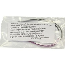 POLIERSTREIFEN z.Zahnzwischenraumreinigung, 5 St PZN 03150131