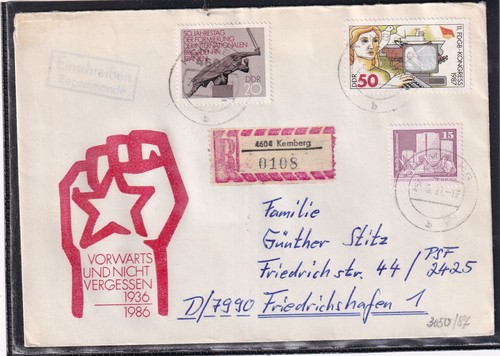 Ddr bedarfsbrief nach - ddr,