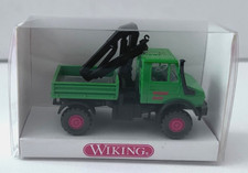 Wiking 1:87 6470127 Unimog mit Ladekran "WIMO Bau" - TOP + OVP A2362