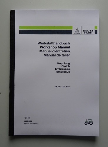 Werkstatthandbuch kupplung - werkstatthandbuch,
