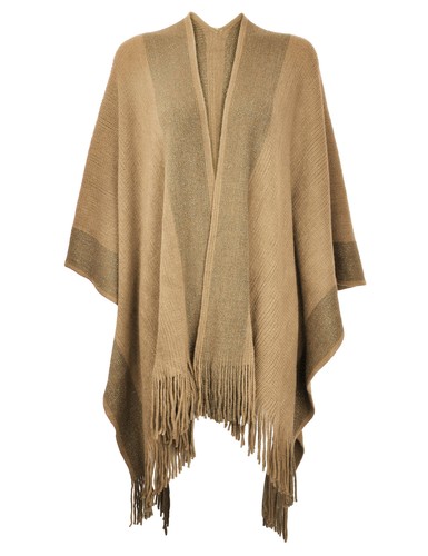 Damen weiche schlichte poncho - schlichte,
