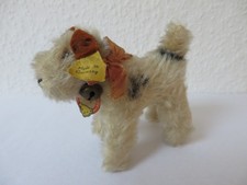 Steiff - Mohair Hund Foxy 1308/0 - Vintage /Antik ? - ca. 1950 bis 1957 ...