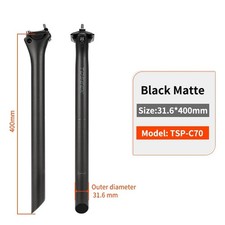 Carbon Sattelstütze 27,2/31,6