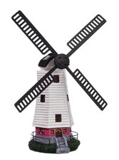  LED Solar Windmühle Garten